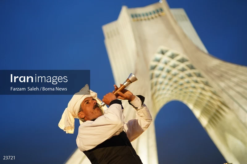 Performing cultural programs in Azadi Square on the occasion of Nowruz