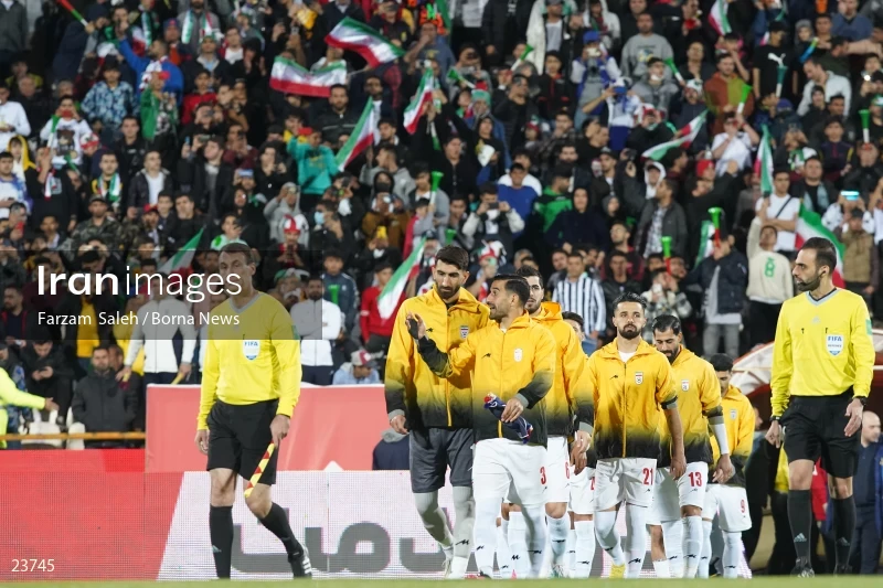 Iran v Russia friendly football match