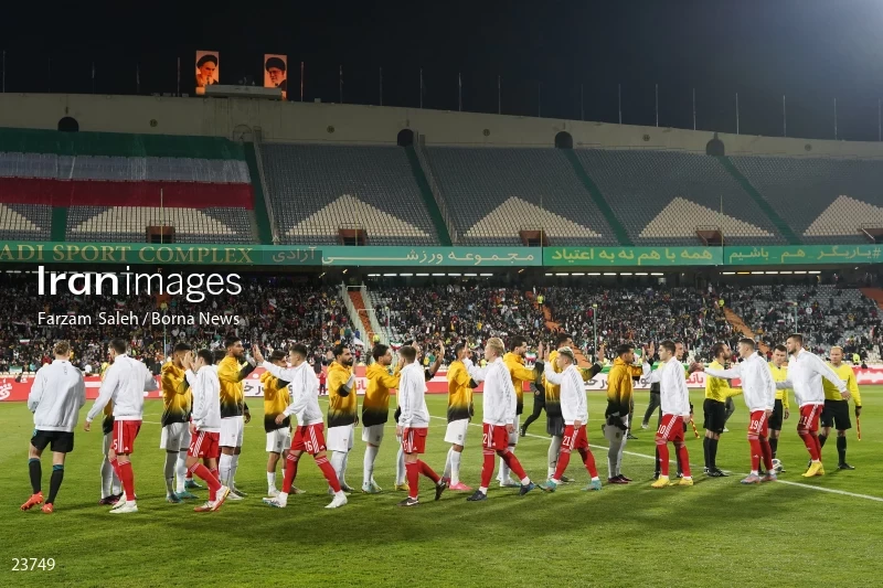 Iran v Russia friendly football match