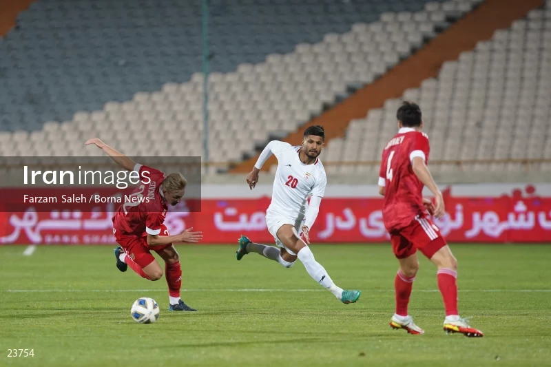 Iran v Russia friendly football match