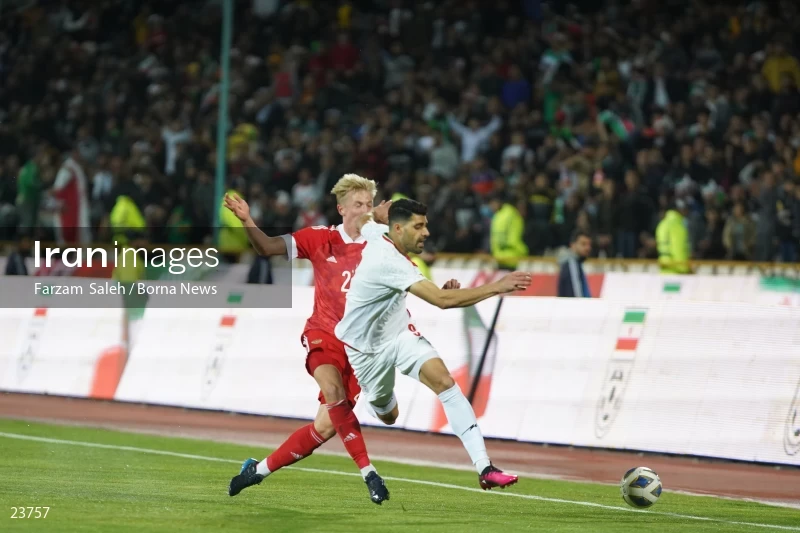 Iran v Russia friendly football match