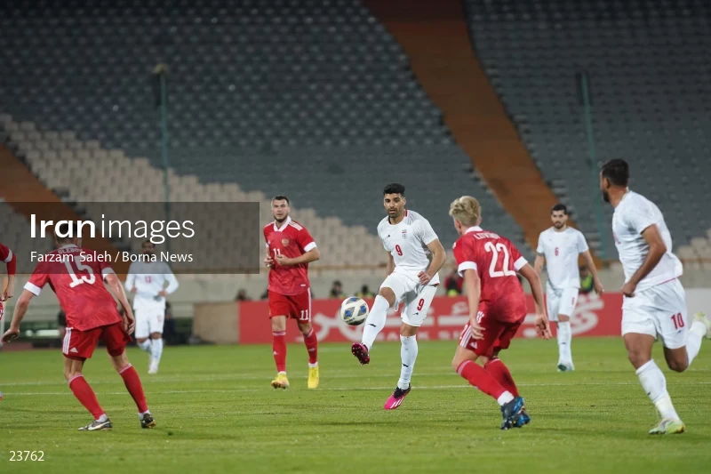 Iran v Russia friendly football match