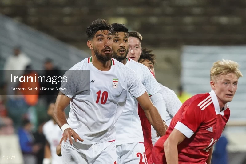 Iran v Russia friendly football match