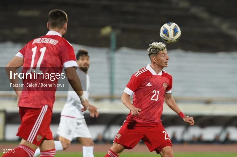 Iran v Russia friendly football match