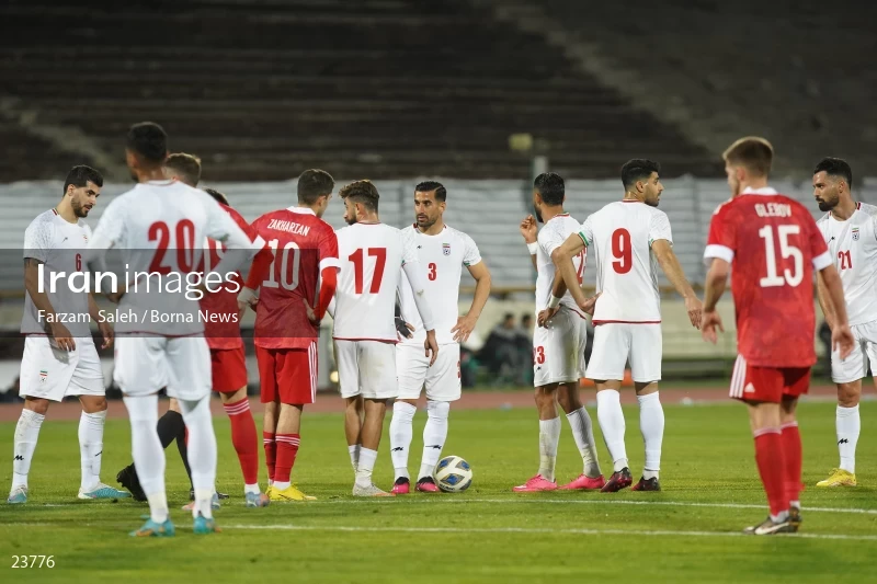 Iran v Russia friendly football match