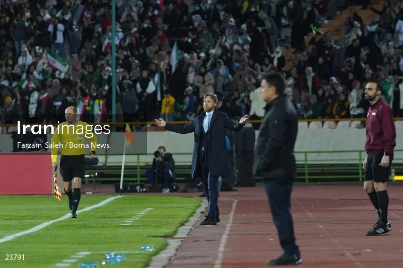 Iran v Russia friendly football match