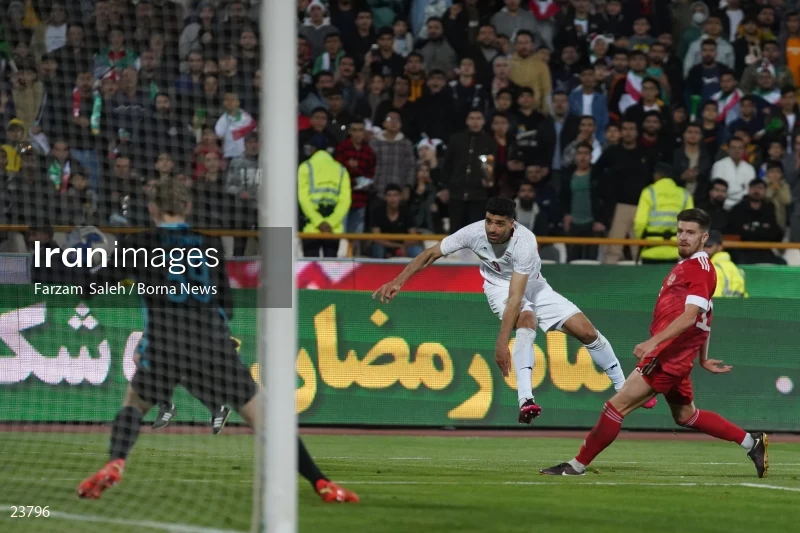 Iran v Russia friendly football match