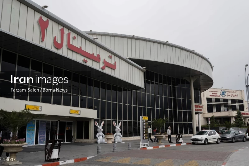 Tehran Mehrabad Airport in Nowruz 1402