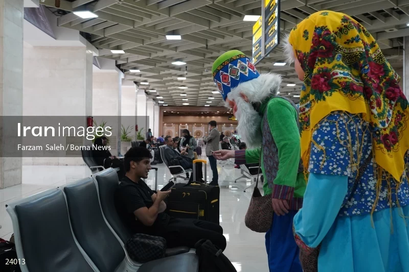 Tehran Mehrabad Airport in Nowruz 1402