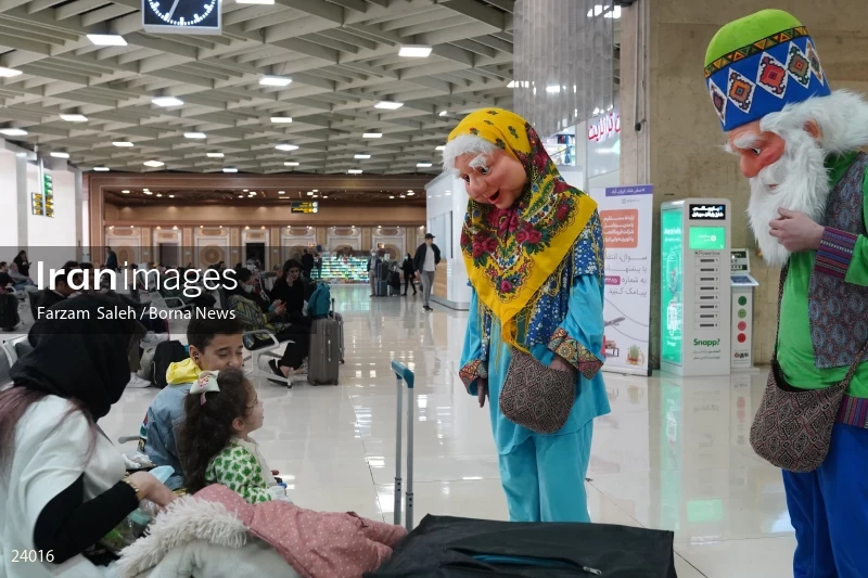 Tehran Mehrabad Airport in Nowruz 1402