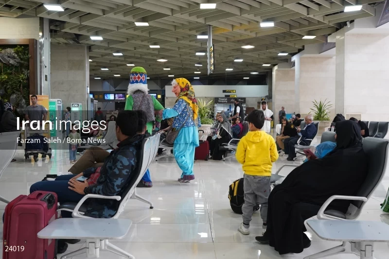 Tehran Mehrabad Airport in Nowruz 1402