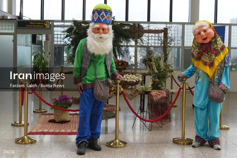 Tehran Mehrabad Airport in Nowruz 1402