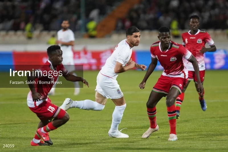 Iran v Kenya friendly football match