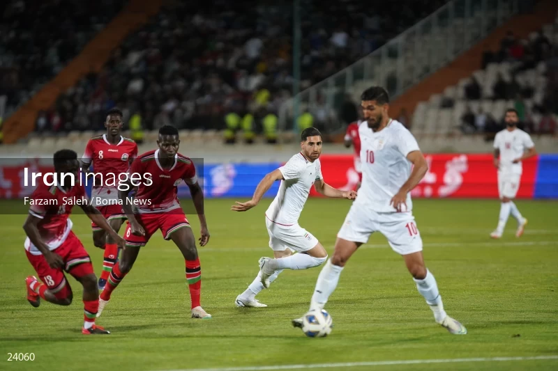 Iran v Kenya friendly football match
