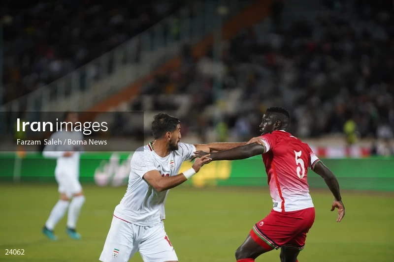 Iran v Kenya friendly football match