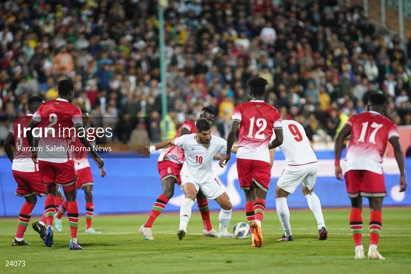 Iran v Kenya friendly football match