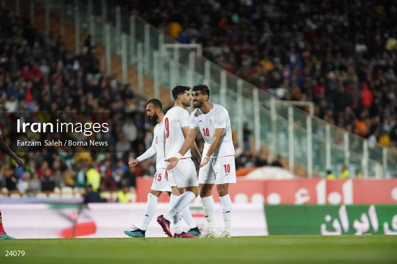 Iran v Kenya friendly football match