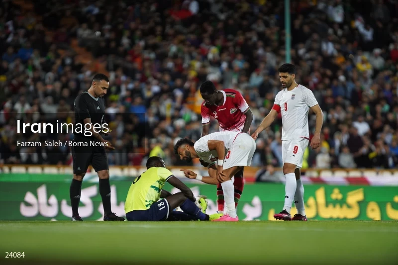 Iran v Kenya friendly football match
