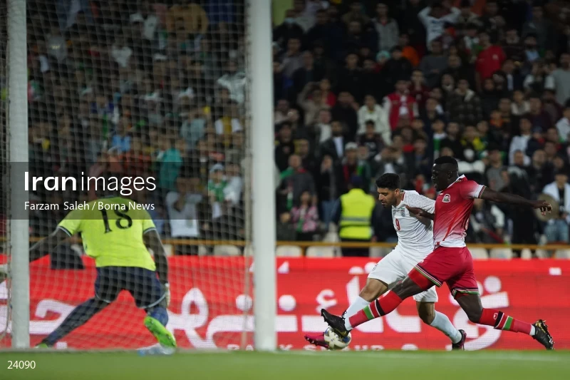 Iran v Kenya friendly football match