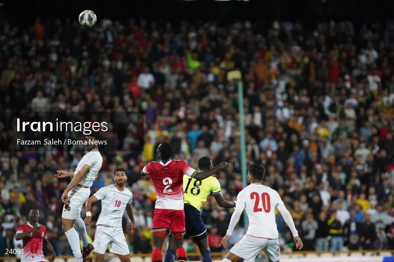 Iran v Kenya friendly football match