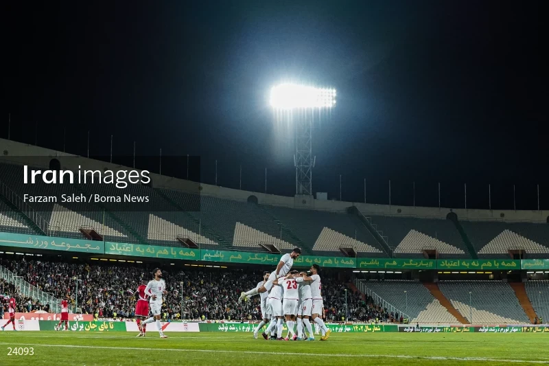 Iran v Kenya friendly football match
