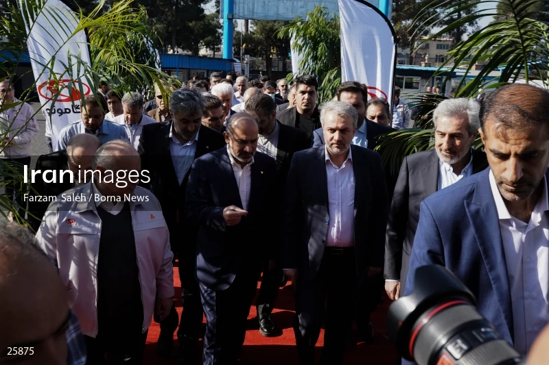 Unveiling of Cadila and Shahin Plus cars at Saipa Automobile Factory