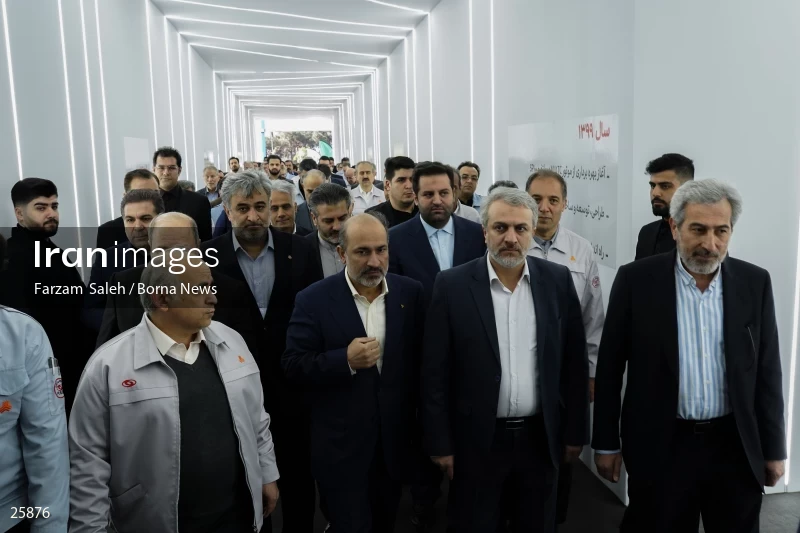 Unveiling of Cadila and Shahin Plus cars at Saipa Automobile Factory