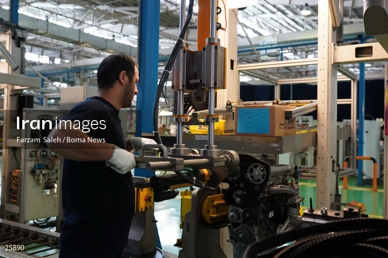 Unveiling of Cadila and Shahin Plus cars at Saipa Automobile Factory