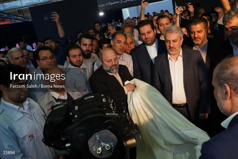 Unveiling of Cadila and Shahin Plus cars at Saipa Automobile Factory