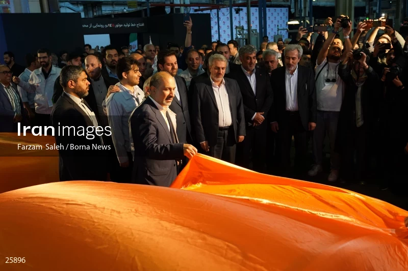 Unveiling of Cadila and Shahin Plus cars at Saipa Automobile Factory