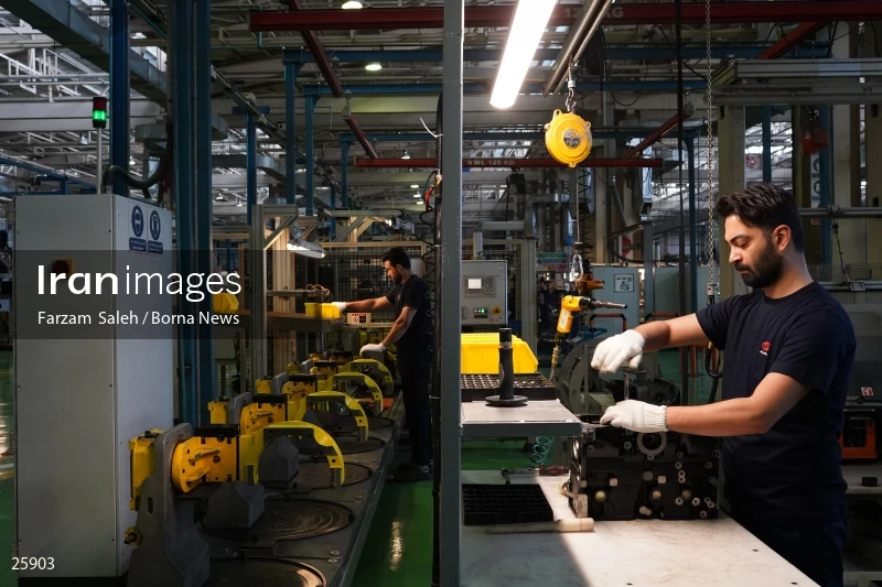Unveiling of Cadila and Shahin Plus cars at Saipa Automobile Factory