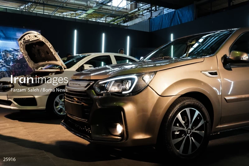 Unveiling of Cadila and Shahin Plus cars at Saipa Automobile Factory