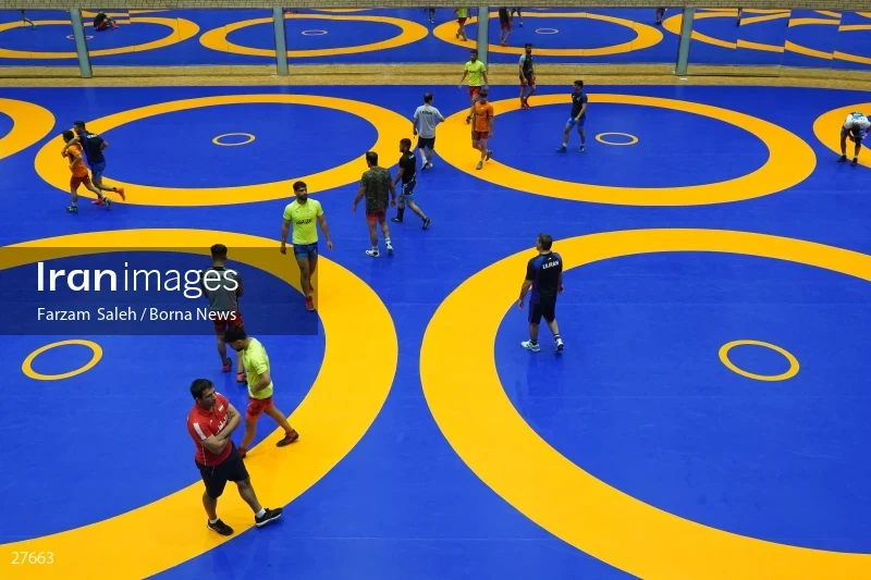 National Greco-Roman wrestling team camp