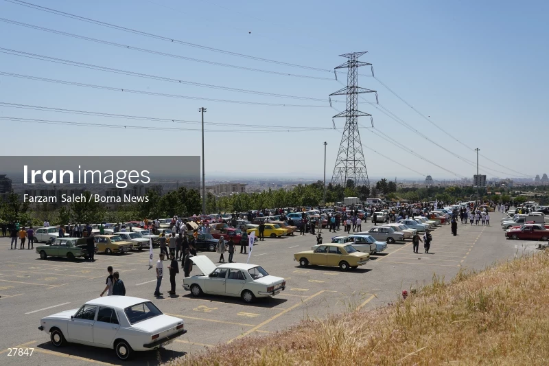 Paykan Lovers gathering in Tehran