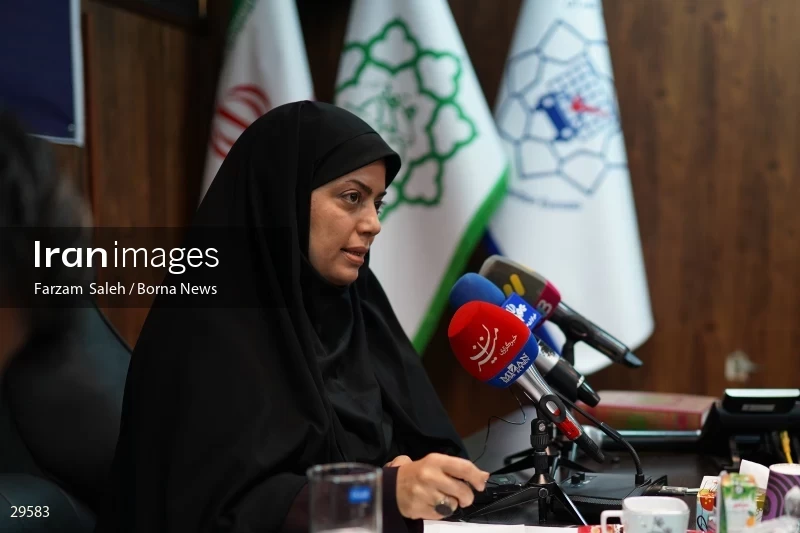 Press conference of the CEO of the Central Headquarters of Technical Inspection of Tehran's vehicles