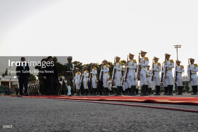 The official see-off ceremony of the president on his trip to Latin America