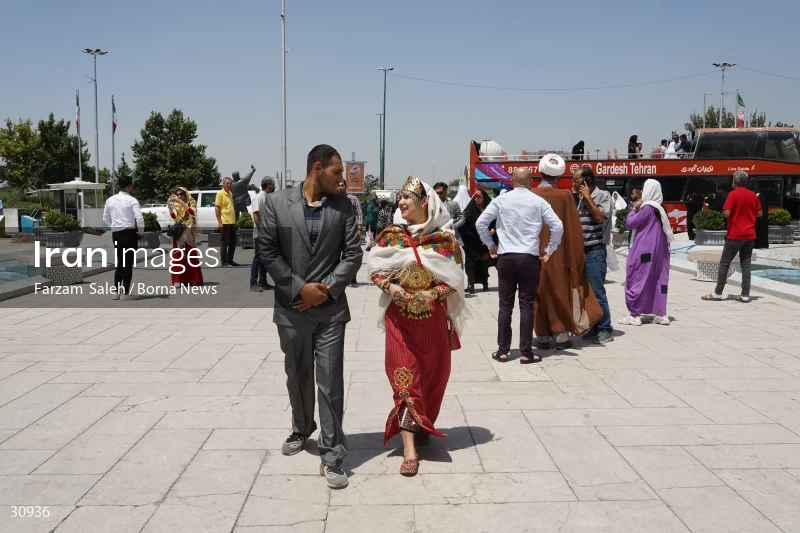 Marriage ceremony of 14 Turkmen couples in Tehran
