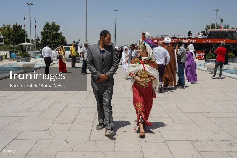 Marriage ceremony of 14 Turkmen couples in Tehran