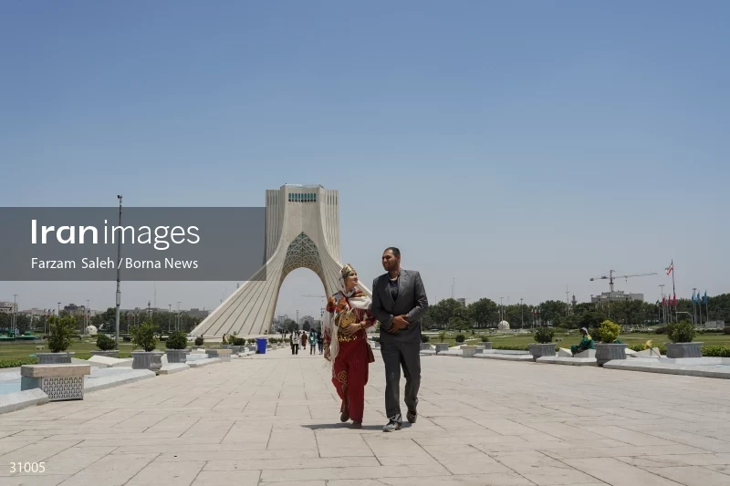 Marriage ceremony of 14 Turkmen couples in Tehran