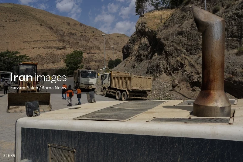 Chalus Road 8 days after the flood