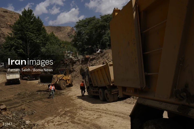 Chalus Road 8 days after the flood