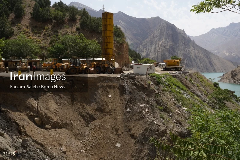 Chalus Road 8 days after the flood