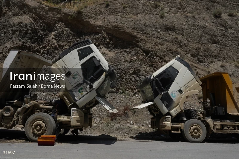 Chalus Road 8 days after the flood