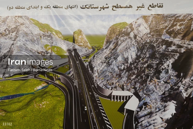 Opening ceremony of the 2nd section of Tehran-Shomal Freeway