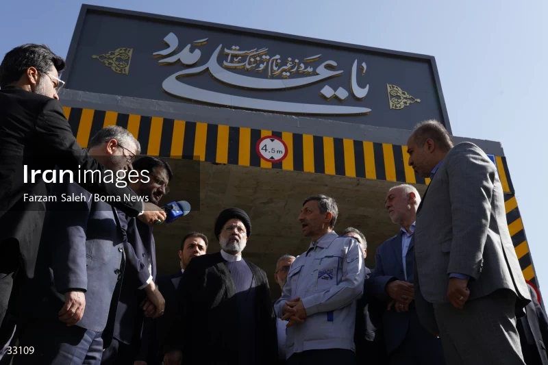 Opening ceremony of the 2nd section of Tehran-Shomal Freeway