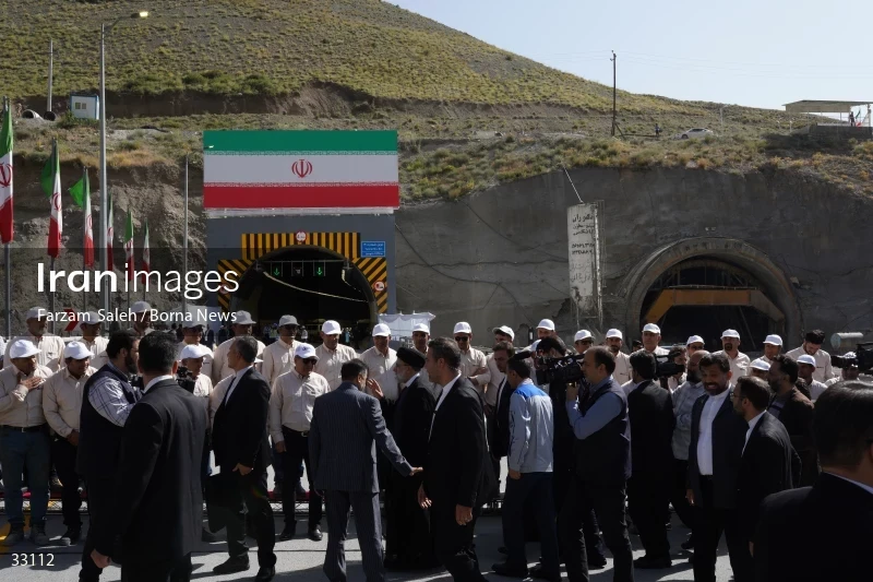 Opening ceremony of the 2nd section of Tehran-Shomal Freeway
