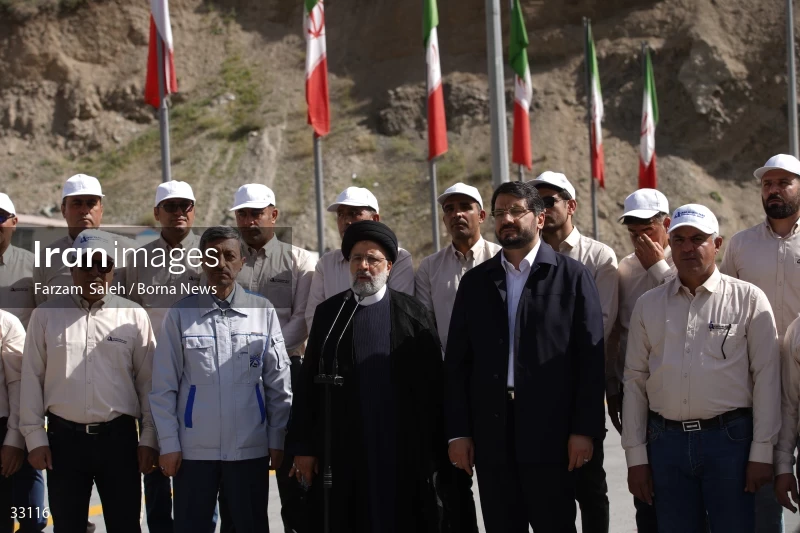 Opening ceremony of the 2nd section of Tehran-Shomal Freeway