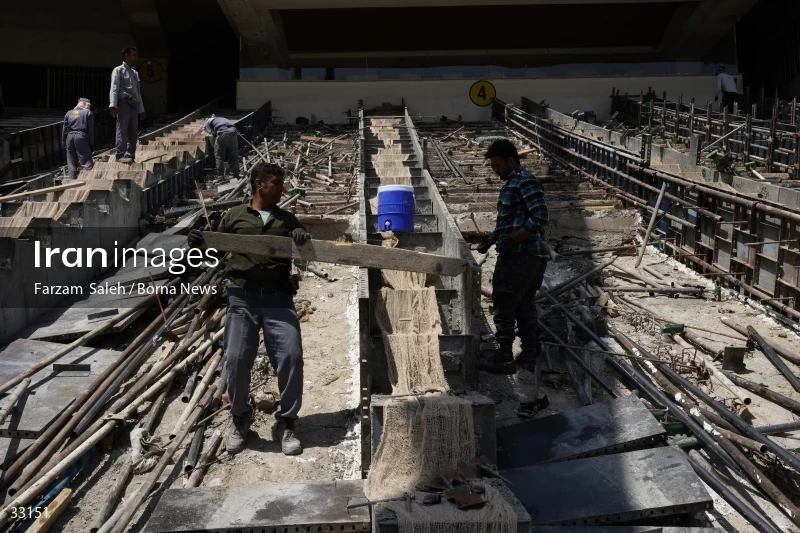 Renovation of Tehran's Azadi Stadium