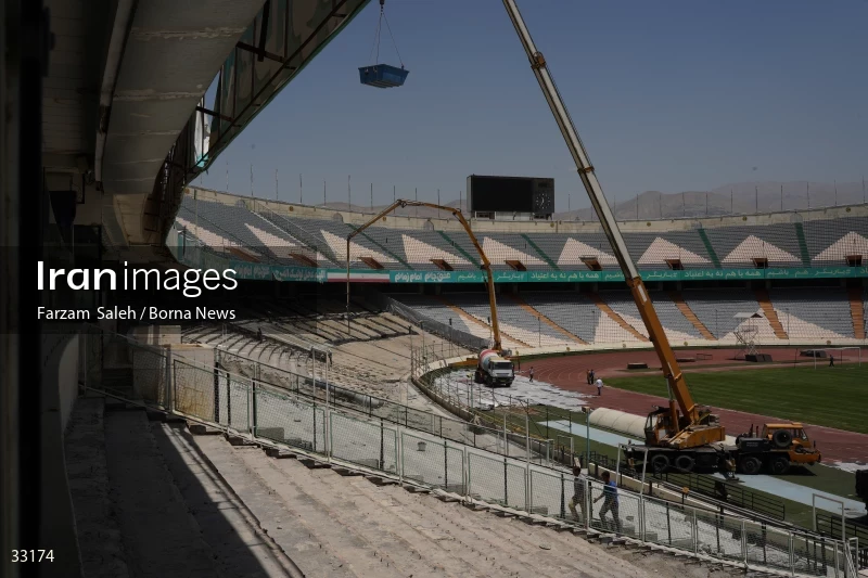 Renovation of Tehran's Azadi Stadium