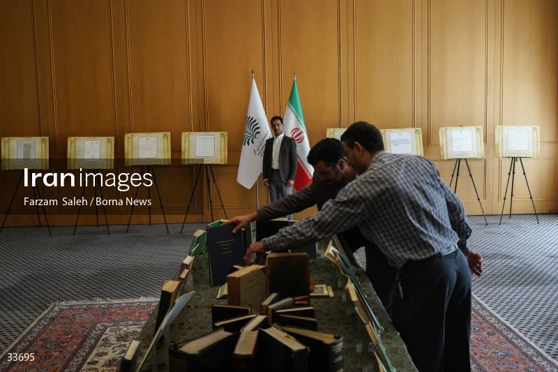 Opening of the exhibition of historical documents of the Ministry of Foreign Affairs of Iran